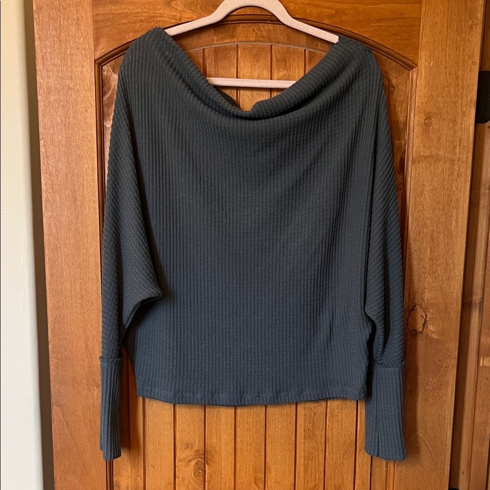 Women's Blue Gray Sweater